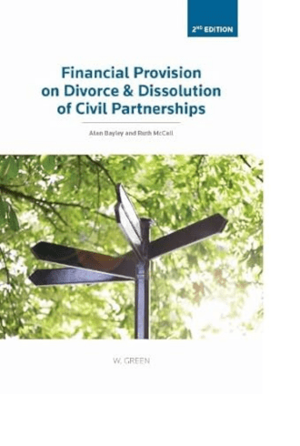 financial provision on divorce book cover