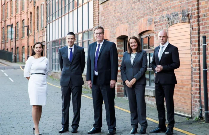 left to right amanda mcalister paul webb nick hodson donna roberts and matt fleetwoodjpg