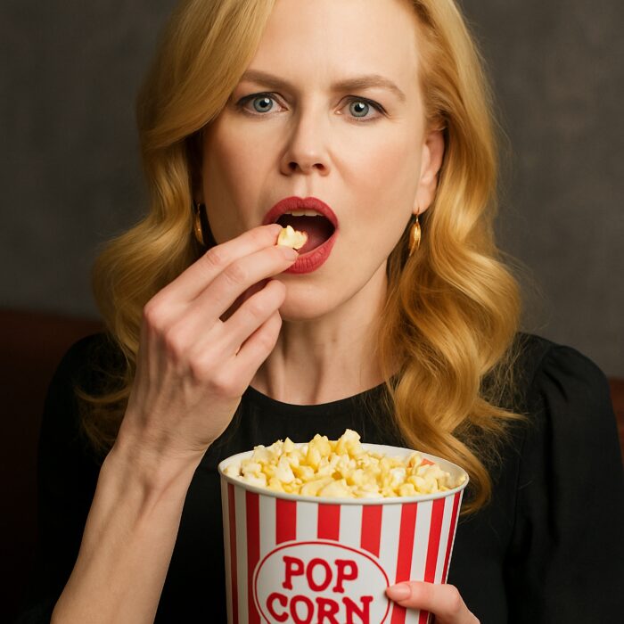 Nicole,Kidman,Eating,Popcorn